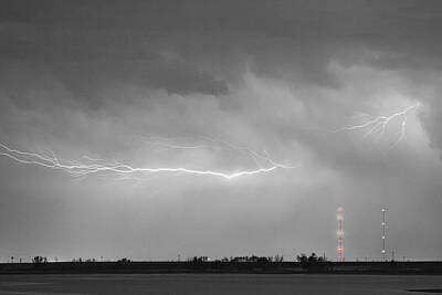 Disney - Lightning Bolting Across the Sky BWSC by James BO Insogna