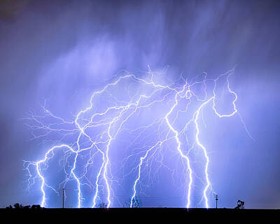 James Bo Insogna Rights Managed Images - Lightning Electrical Sky Royalty-Free Image by James BO Insogna
