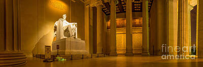 Politicians Royalty Free Images - Lincoln Memorial Royalty-Free Image by Abe Pacana