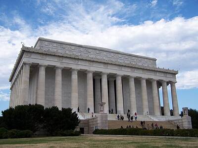 Catch Of The Day - Lincoln Memorial by Jewels Hamrick