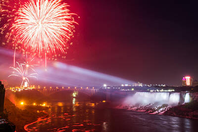 Vintage Performace Cars - Little Niagara Falls Fireworks by James Wheeler