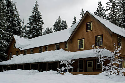 Rustic Cabin - Longmire Inn   Winter 2013 by Tikvah