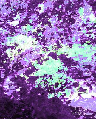 Impressionism Digital Art Rights Managed Images - Loving me Lavender Royalty-Free Image by Cindy McClung