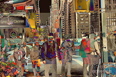 Aretha Franklin - Lunchtime Walk in Manhattan by Miriam Danar