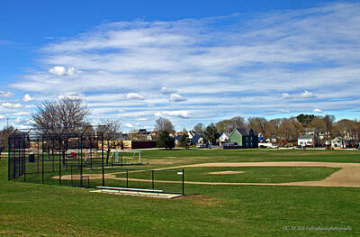 Baseball Royalty Free Images - Maine Baseball Field Royalty-Free Image by Catherine Melvin