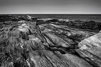 Mark Myhaver Royalty-Free and Rights-Managed Images - Maine Rocky Coast No29 by Mark Myhaver