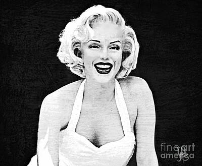 Actors Digital Art - Marilyn Monroe #2 by Mindy Bench