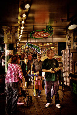 The Who Royalty Free Images - Market Fresh at Pike Place Market Royalty-Free Image by David Patterson