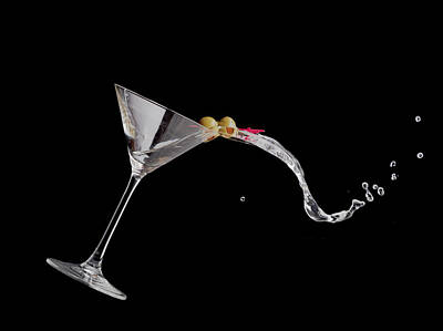 Martini Royalty-Free and Rights-Managed Images - Martini Spill by Alexey Stiop