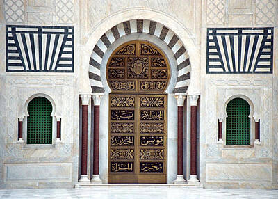 Donna Corless Royalty-Free and Rights-Managed Images - Mausoleum Doors by Donna Corless