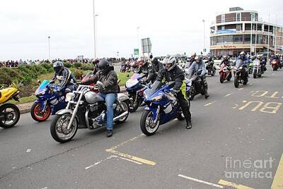 Lucky Shamrocks - May Day bikers rally Hastings by David Fowler
