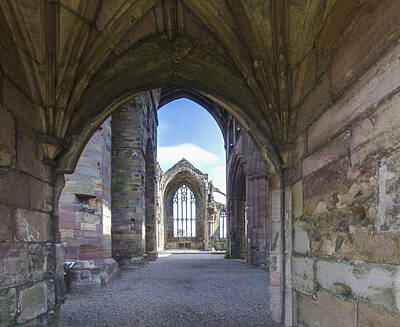 Nfl Team Signs - Melrose Abbey Scotland 5 by Paul Cannon