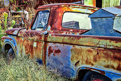 Beer Photos - Miller Time Ford Truck by Steven Bateson