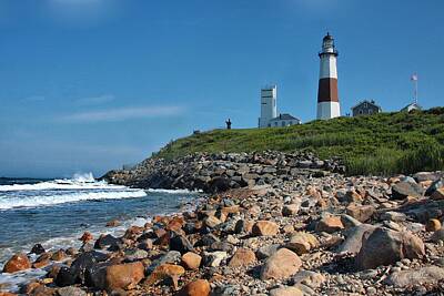 Recently Sold - Beach Photo Rights Managed Images - Montauk The End  9144 Royalty-Free Image by Karen Celella