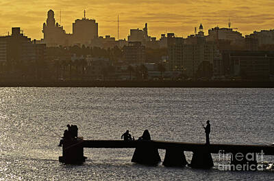 Grimm Fairy Tales - Montevideo - Fishing at dusk - Playa Ramirez by Carlos Alkmin