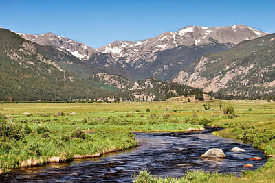 Mountain Royalty-Free and Rights-Managed Images - Moraine Park - Rocky Mountain National Park by Gregory Ballos