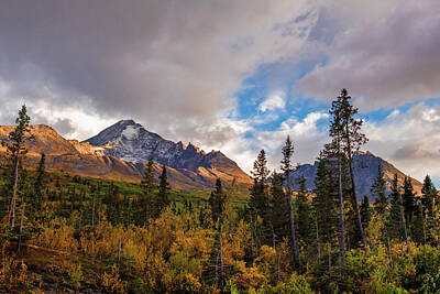 Travel Pics Royalty Free Images - Mount Diamond In The Chugach Mountains Royalty-Free Image by Zachary Sheldon
