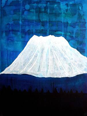 Fairy Tales Adam Ford - Mount Shasta original painting by Sol Luckman