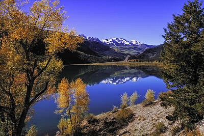 Mountain Royalty-Free and Rights-Managed Images - Mountain Reflections by Teri Virbickis