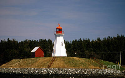 Word Signs - Muholland Point Lighthouse by Skip Willits