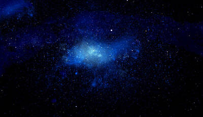 Abstract Animalia Royalty Free Images - Nebula Ceiling Mural Royalty-Free Image by Frank Wilson