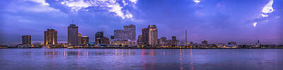 Jazz Royalty-Free and Rights-Managed Images - New Orleans Sunset by David Morefield