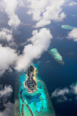 Modigliani - New Upcoming Resort 4.  Aerial Journey over Maldives by Jenny Rainbow