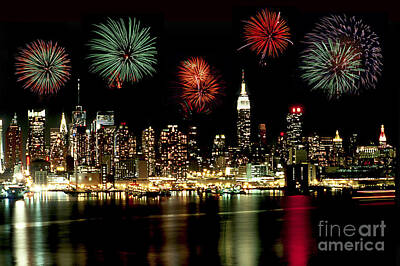 City Scenes Rights Managed Images - New York City Fourth of July Royalty-Free Image by Anthony Sacco