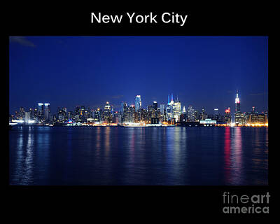 Skylines Royalty-Free and Rights-Managed Images - New York CIty Skyline by Paul Ward
