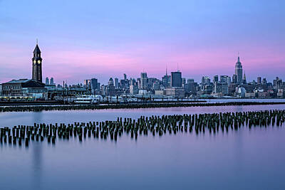 Skylines Rights Managed Images - New York City Skyline Stillness Royalty-Free Image by Susan Candelario