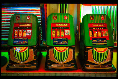 Childrens Rooms Rights Managed Images - Nickel Dime Quarter Slots Royalty-Free Image by Robert FERD Frank