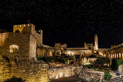 Landmarks Royalty-Free and Rights-Managed Images - Night in the Old City by Alexey Stiop