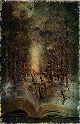 Surrealism Royalty-Free and Rights-Managed Images - Night Story by Svetlana Sewell