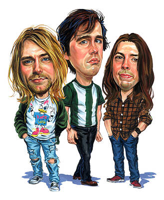 Celebrities Royalty-Free and Rights-Managed Images - Nirvana by Art  