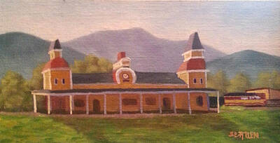 Stunning 1x - North Conway Depot by Sharon E Allen