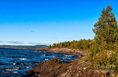 Photo Rights Managed Images - North Shore Lake Superior Royalty-Free Image by Les Palenik