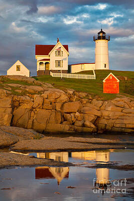 Laundry Room Signs - Nubble Lighthouse No 1 by Jerry Fornarotto
