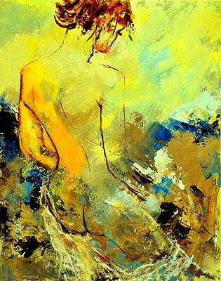 Nudes Paintings - Nude 453140612 by Pol Ledent