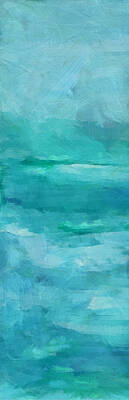 Abstract Mixed Media - Ocean 6 by Angelina Tamez