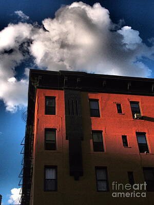 Ingredients Rights Managed Images - Old Buildings of New York - Brownstone 2 Royalty-Free Image by Miriam Danar