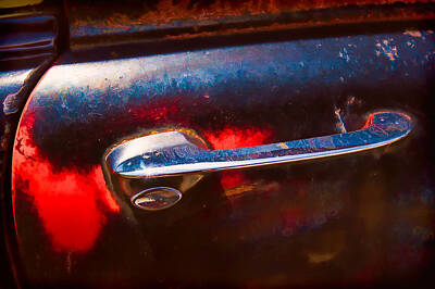 Wild And Wacky Portraits Rights Managed Images - Old Car Door Royalty-Free Image by David Kay