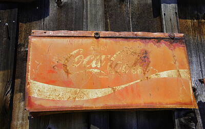 France La Vie Parisienne - Old Coke Sign 2 by Laurie Perry