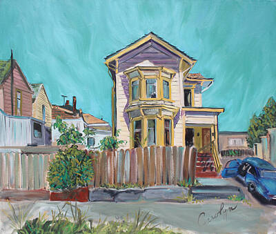 Target Threshold Photography - Old House in East Oakland by Asha Carolyn Young