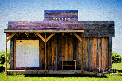 Sports Tees - Old Saloon by Les Palenik