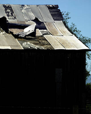 Jerry Sodorff Royalty Free Images - Old Tin Roof 12788 Royalty-Free Image by Jerry Sodorff