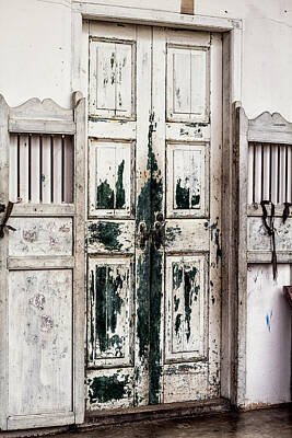 Amy Weiss Royalty Free Images - Old Town Door Royalty-Free Image by Georgia Clare
