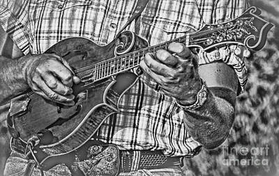 Jazz Photo Royalty Free Images - On the Mandolin Royalty-Free Image by Robert Frederick