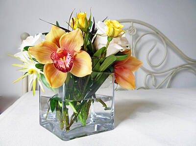 Floral Photos - Orchid Bouquet by Irina Sztukowski