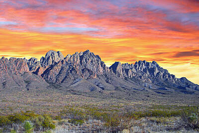 Mountain Rights Managed Images - Organ Mountain Sunrise  Royalty-Free Image by Jack Pumphrey