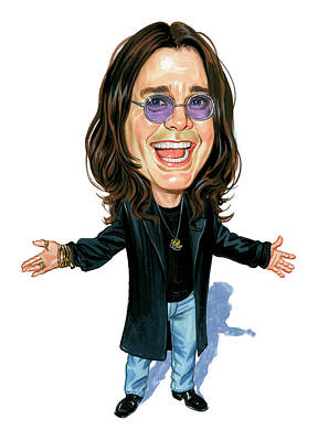 Celebrities Royalty-Free and Rights-Managed Images - Ozzy Osbourne by Art  